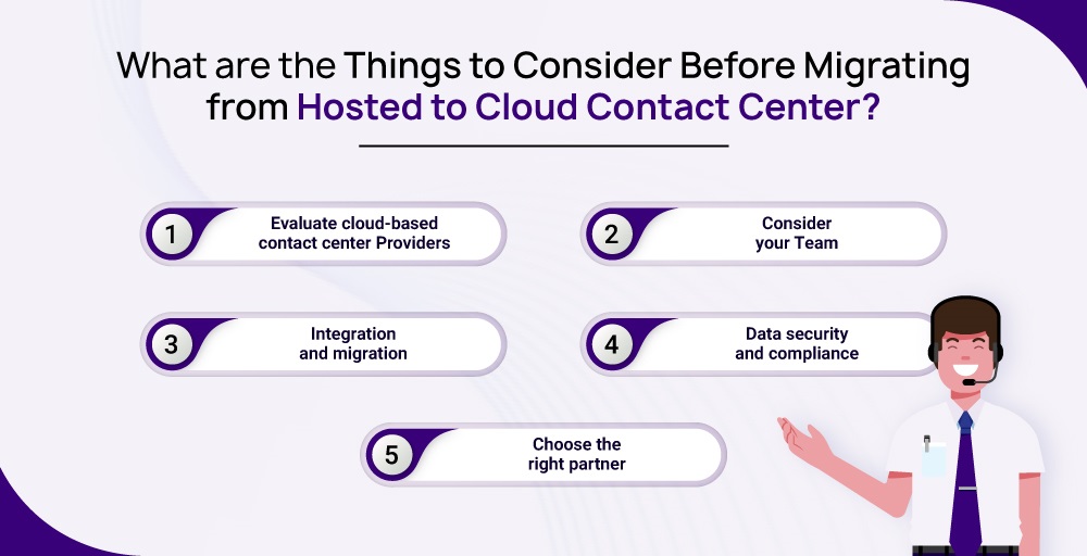 things to consider before migrating from hosted to cloud contact center