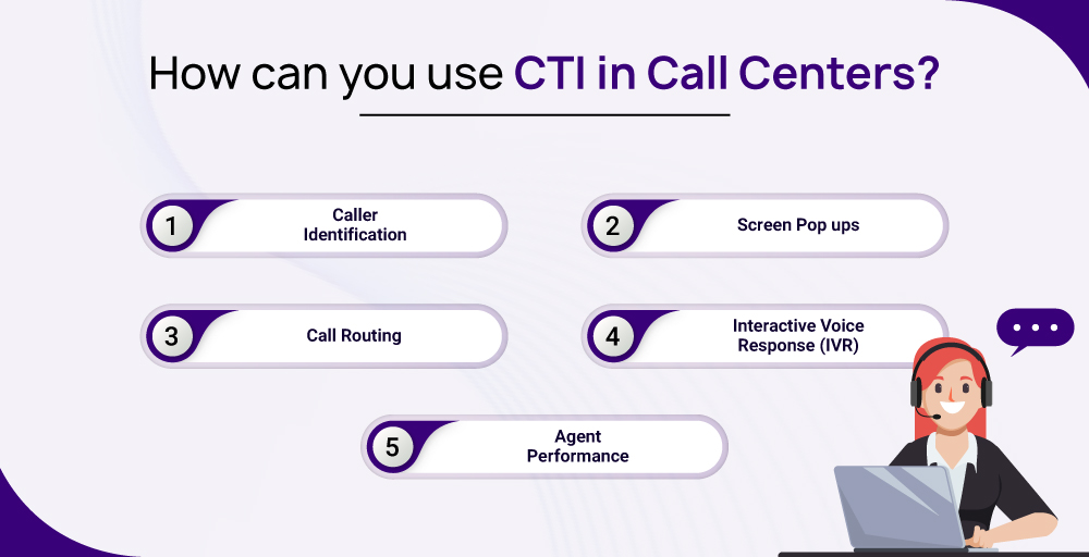 how can you use cti in call centers