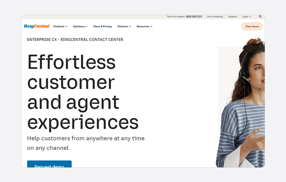 ringcentral omnichannel contact center