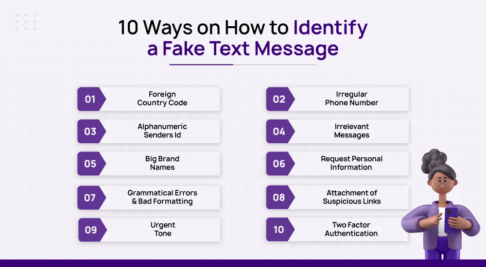 10 ways on how to Identify a Fake Text Message
