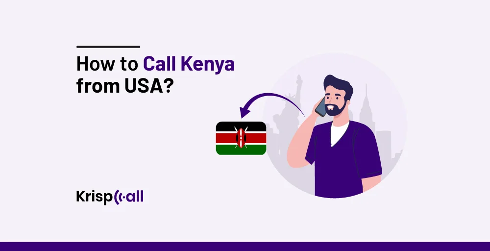How to call Kenya from USA