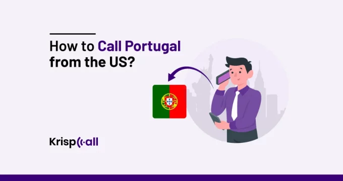 How to call Portugal from the US KrispCall feature