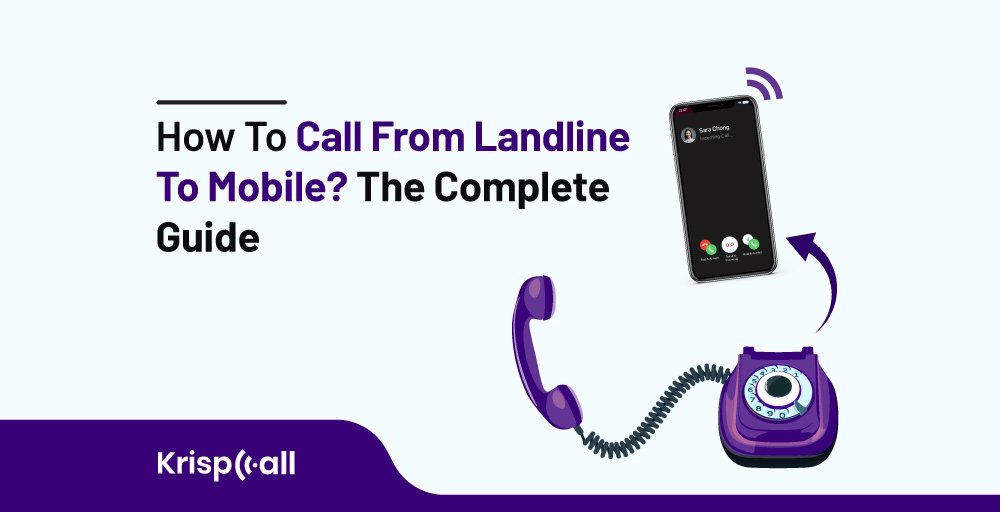 How to call from landline to mobile