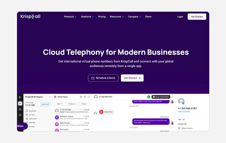 KrispCall Best for CloudTalk Alternatives and Competitors