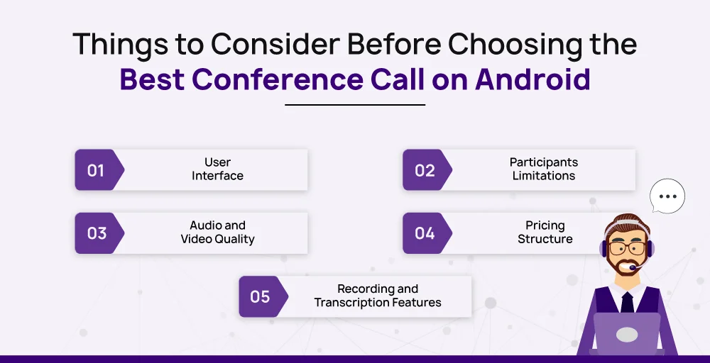 Things to Consider Before Choosing the Best Conference Call on Android