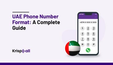 UAE Phone number format
