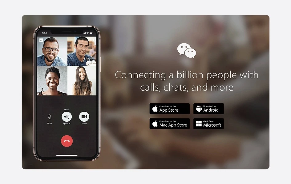 WeChat Free International Call App