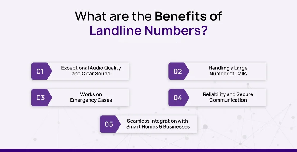 What are the Benefits of Landline Numbers?