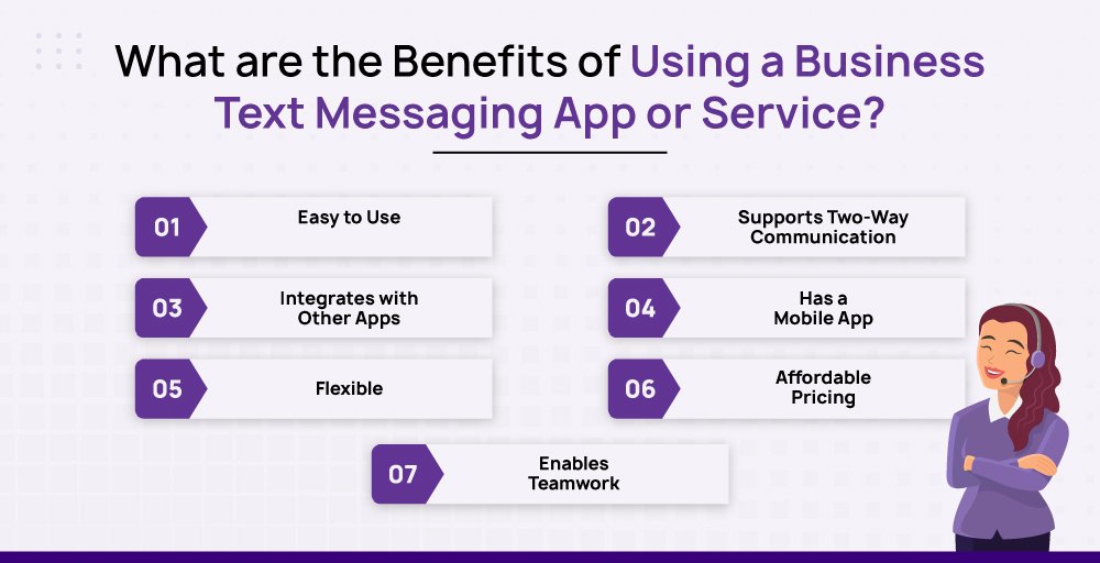 What are the Benefits of Using a Business Text Messaging App or Service