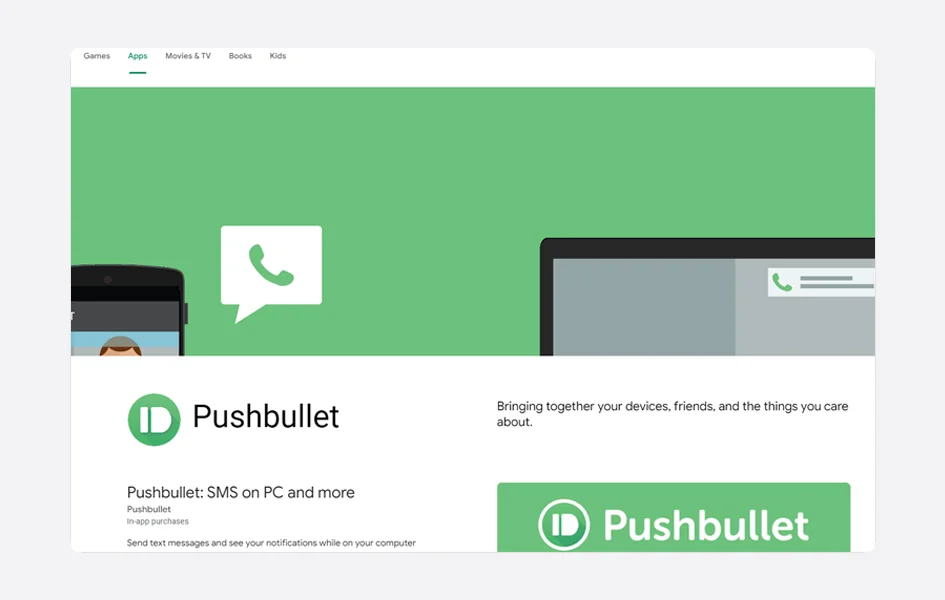 Push Bullet Best SMS forwarding app