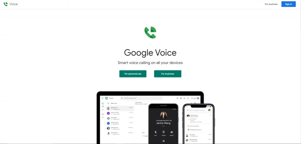 Receive SMS online in USA through Google Voice