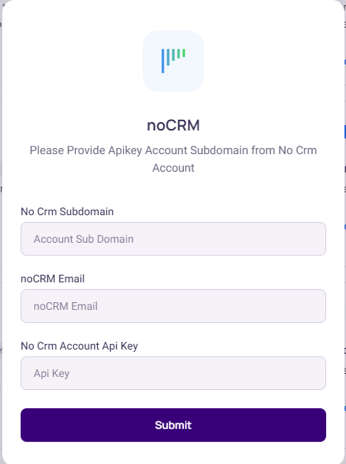 noCRM + KrispCall cloud phone integration