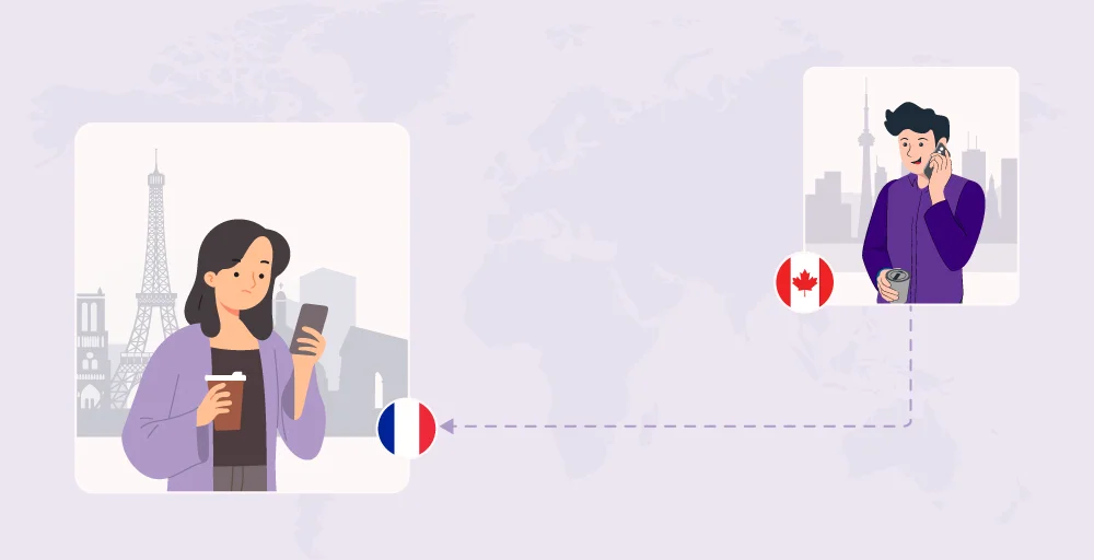 How to Call France from Canada