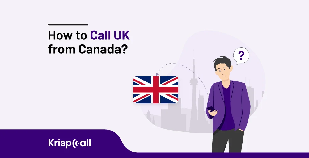 How to call UK from Canada