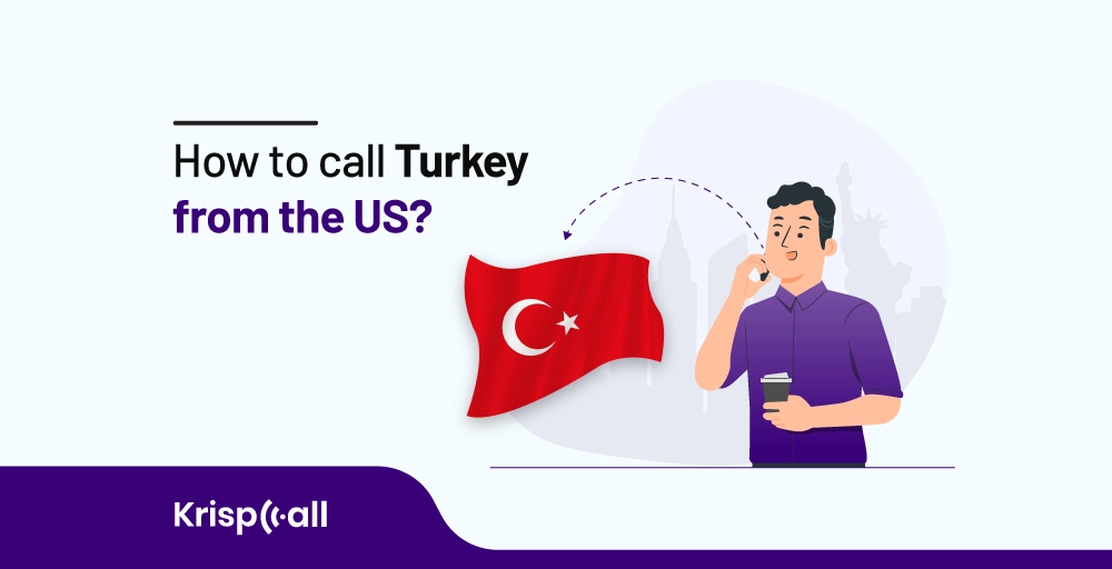 How to call Turkey from US
