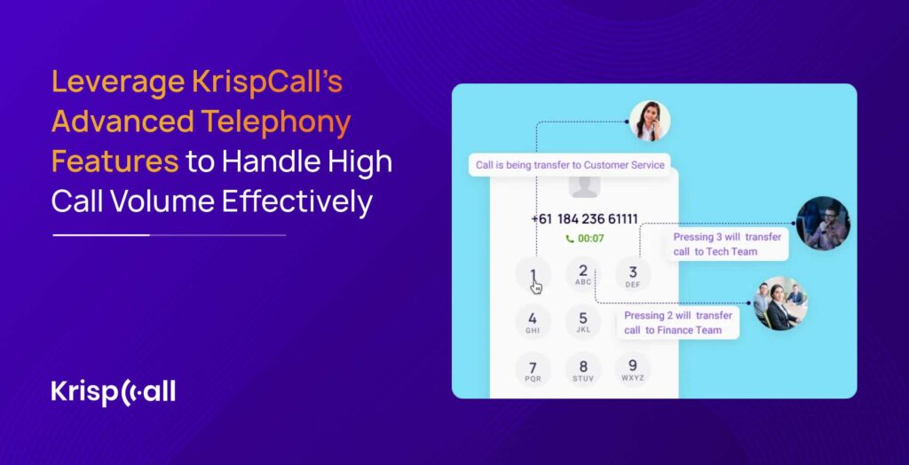 Leverage-KrispCall-Advanced-Telephony-Features-to-Handle-High-Call-Volume-Effectively
