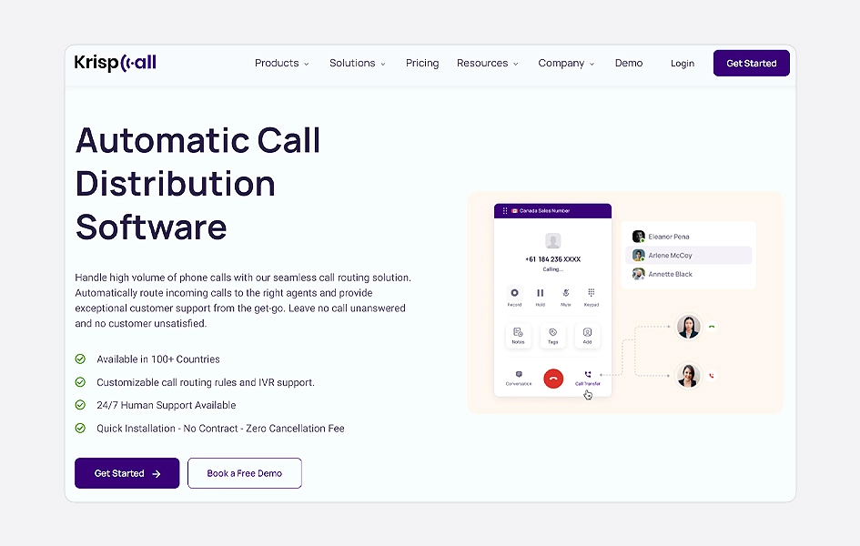 Automatic Call Distribution Call Center Tools