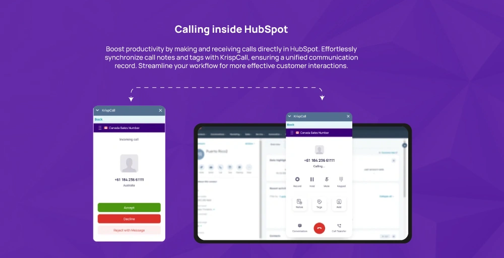 Benefits of KrispCall HubSpot Integration for Your Contact Center