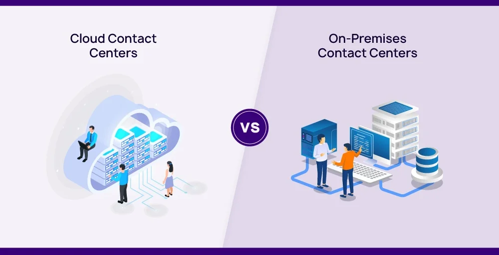 Cloud contact centers Vs On premise contact centers