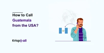 How To Call Guatemala From Usa