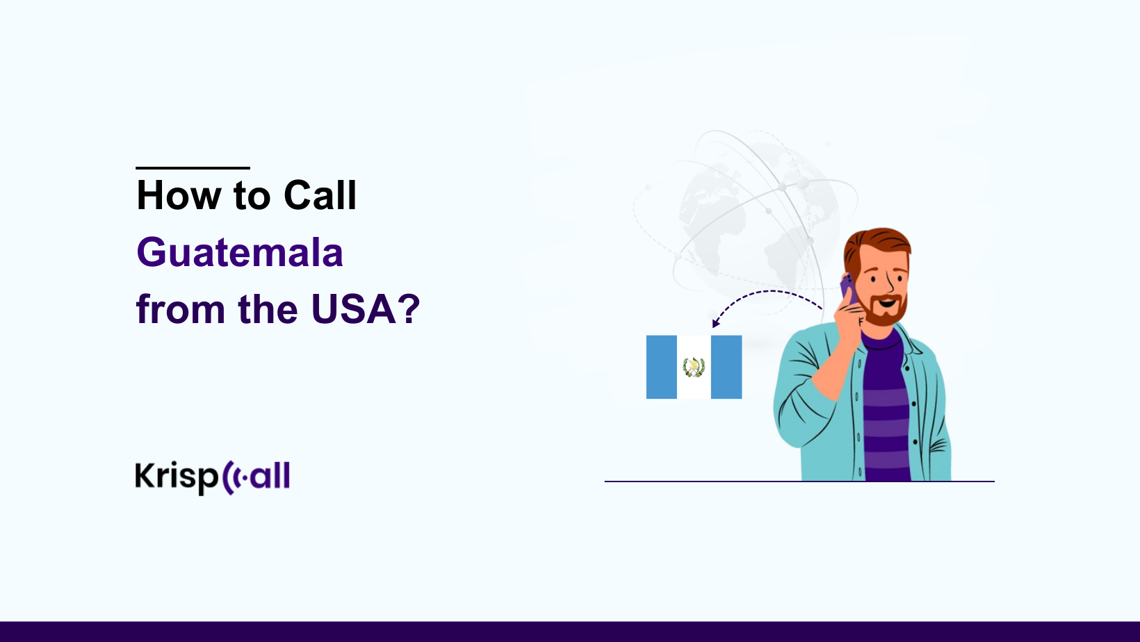 How to call Guatemala from usa