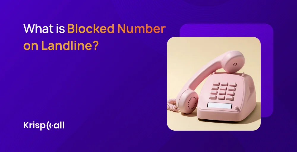 What is Blocked Number on Landline