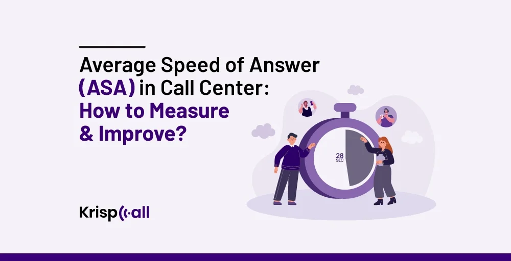 Average Speed of Answer (ASA) in Call Center