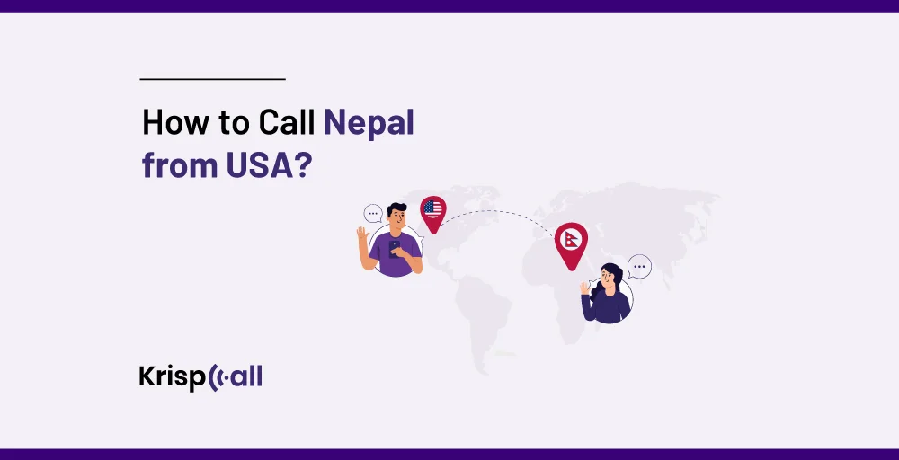How to call Nepal from USA