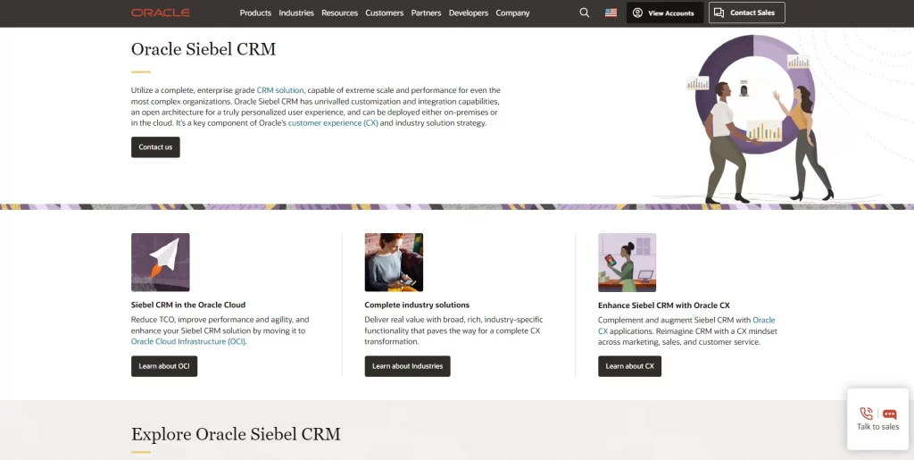 Oracle CRM Software