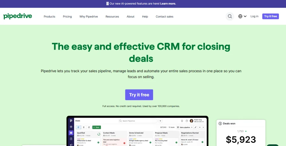 Pipedrive CRM for Banking