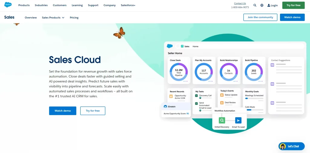 Salesforce Sales Cloud CRM Software