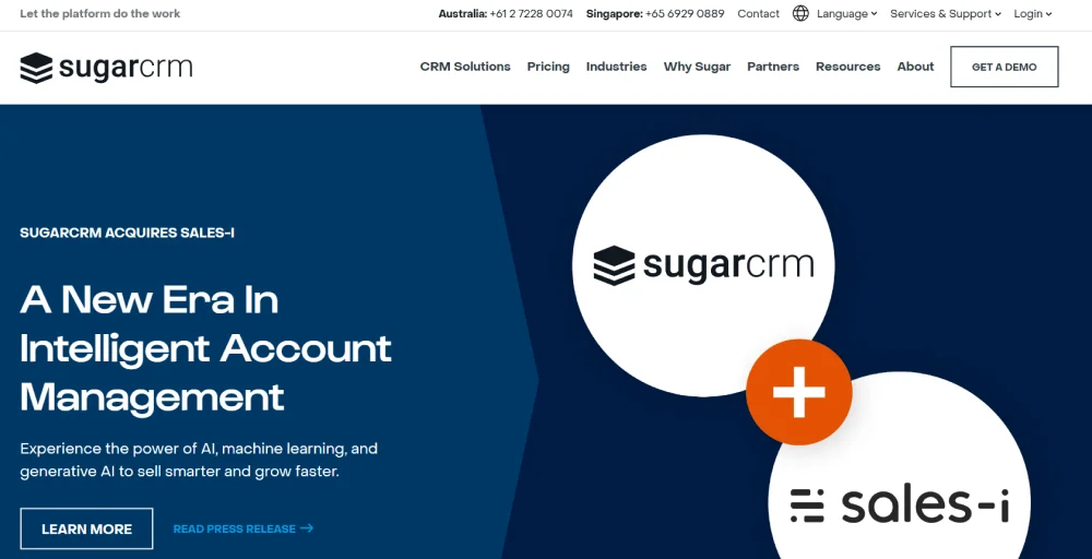 Sugarcrm CRM for Banking