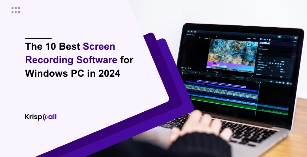 The 10 best screen recording software for windows pc in 2024