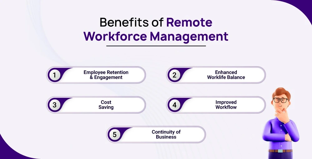 What are the Benefits of Remote Workforce Management