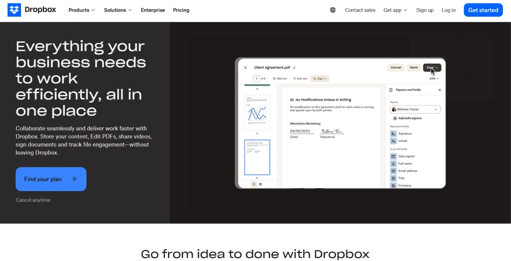 DropBox as Remote Work Tool