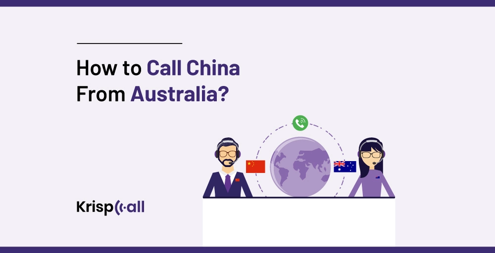How to Call China from Australia