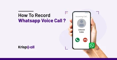 Record A Call In WhatsApp