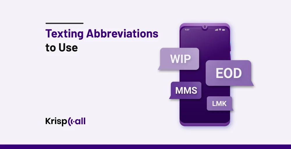 Texting Abbreviations to use