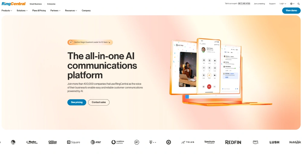 RingCentral as one of the power dialer platforms