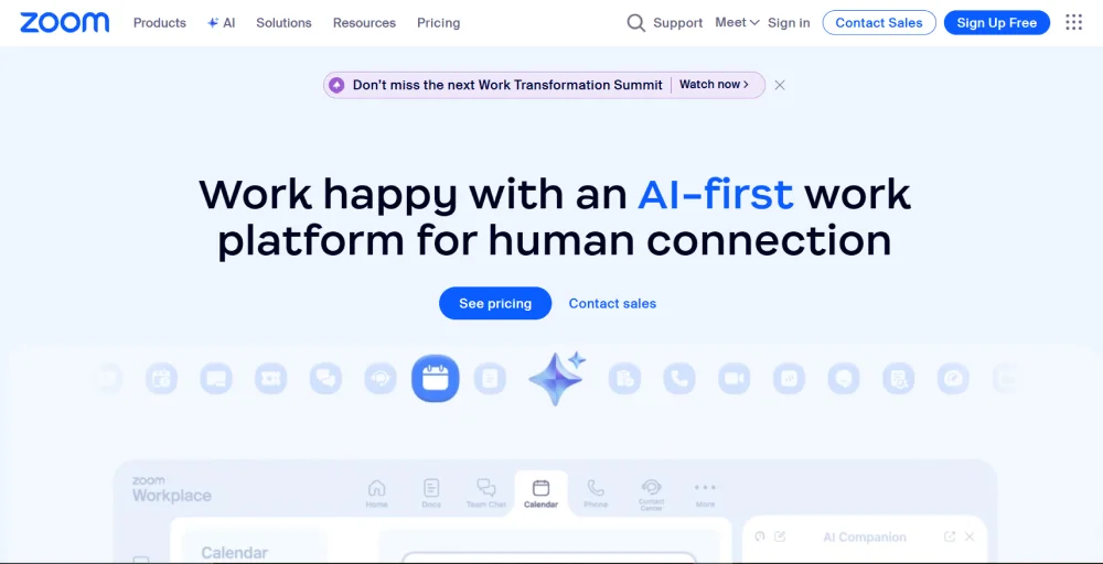 zoom contact center software