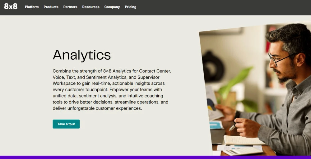 8x8 call center reporting software
