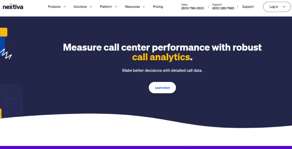 Nextiva call center reporting software