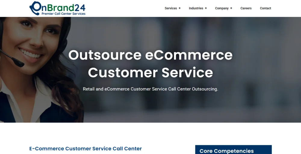 OnBrand24 ecommerce call center software