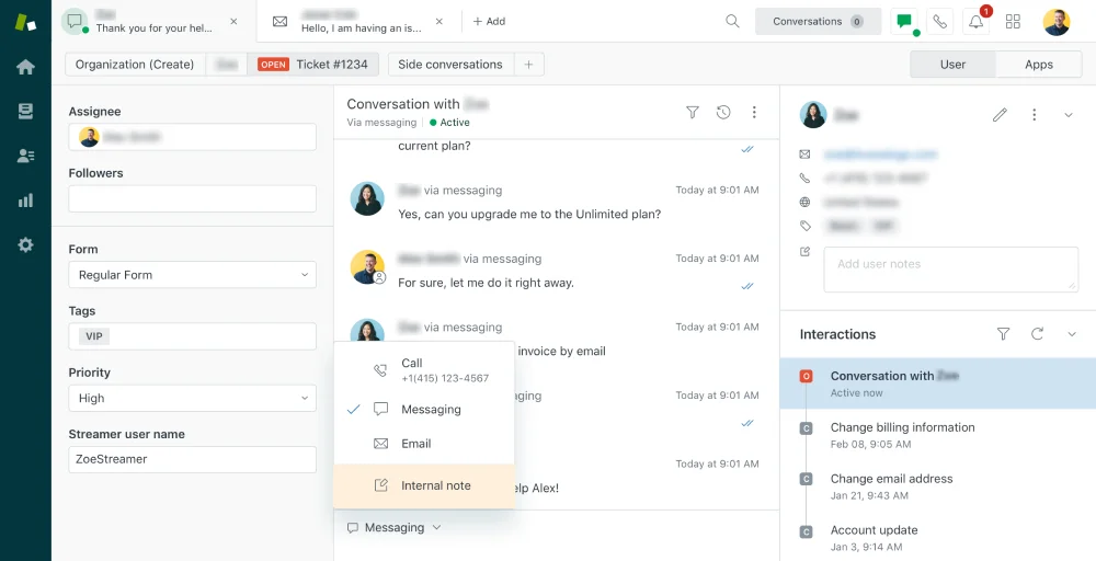 zendesk contact center dashboard