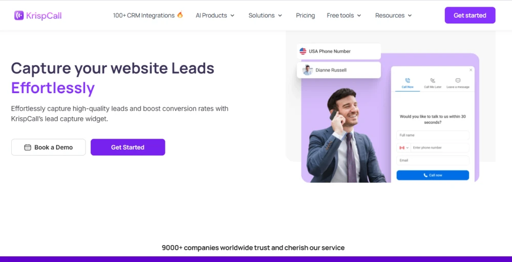 ready to transform your lead qualification with krispcall