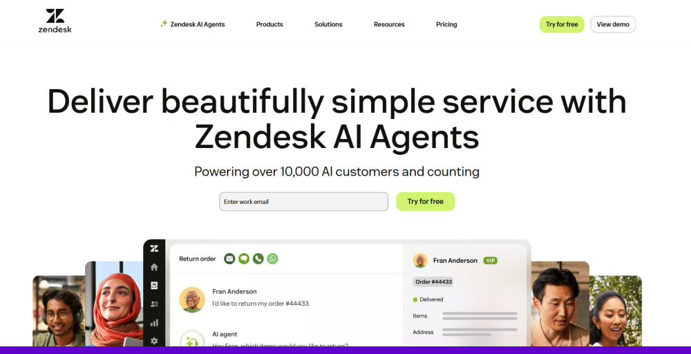 zendesk answer bot as ai answering phone services for small business