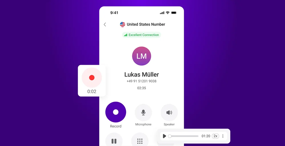 call recording features for dialers