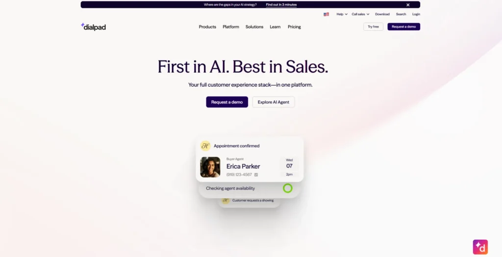dialpad AI-powered business communications