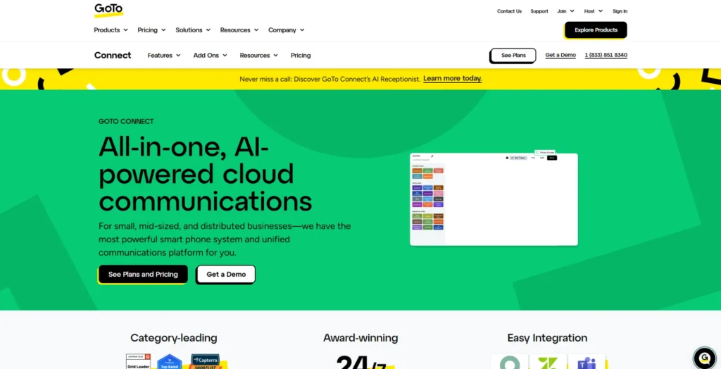 goto connect best for visual call flow design
