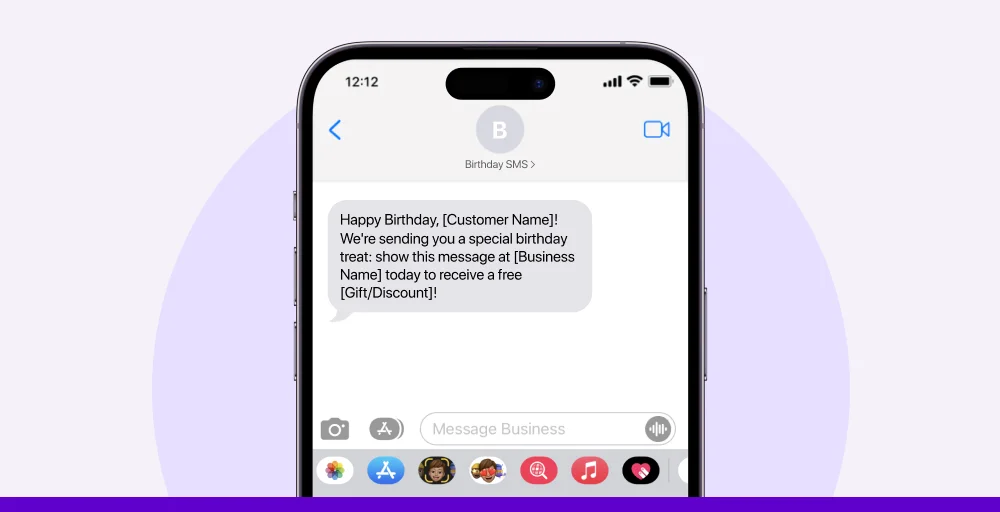 Birthday SMS